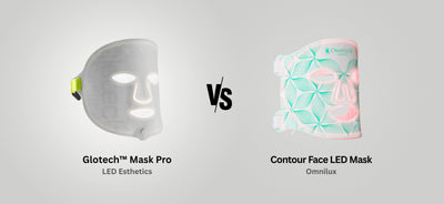 Glotech™ Mask Pro vs. Omnilux Contour LED Face Mask