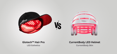 Glotech™ Hair Pro vs. CurrentBody LED Hair Growth Helmet