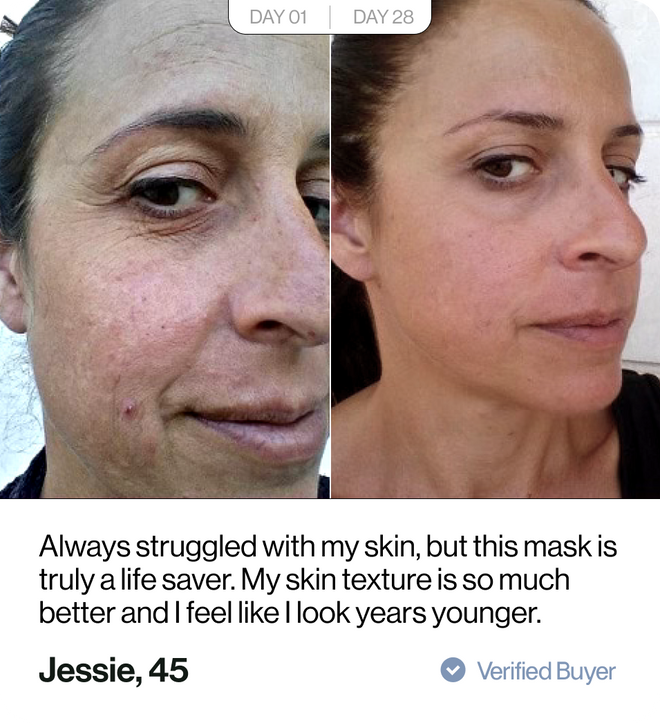 Customer before and after results