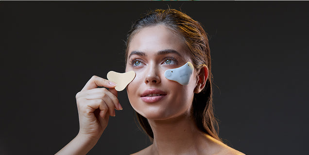 Cleanse skin and apply <br>
Stickies to target areas