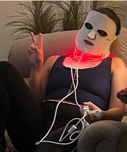 Customer using a Glotech™ LED device