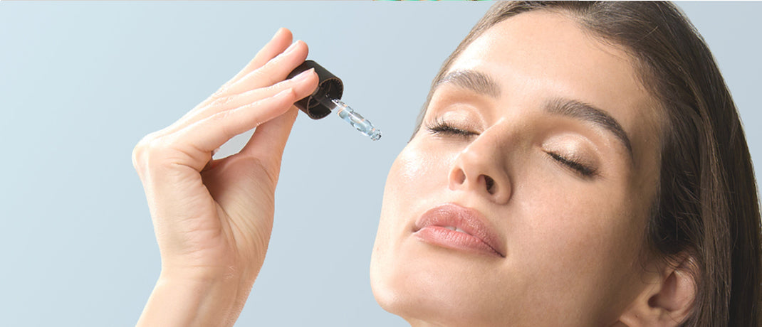 Cleanse skin and apply <br> serum properly