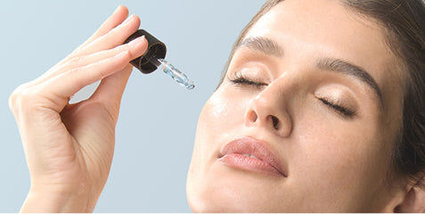 Cleanse skin and apply <br> serum properly